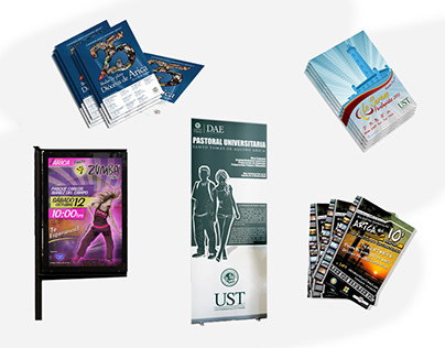 Stationery, flyers, banner, etc miscellany