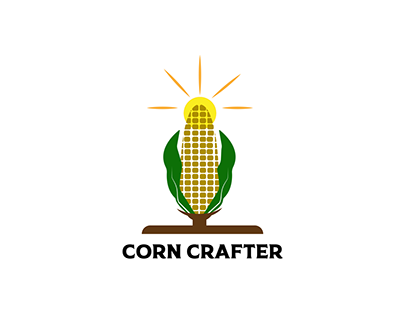 Corn Crafter logo Design.