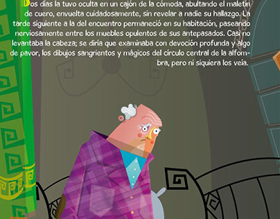Ilustracion para historia "EL ABUELO"