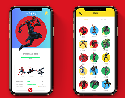 Marvel Wars - Take on Pokemon Go - (App Concept)