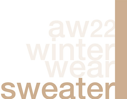 sweater collection - aw22