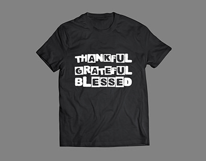 thankful grateful blessed tshirt design