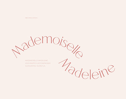 Edition - Mademoiselle Madeleine