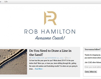 [Logo Design] Rob Hamilton Awesome Coach !