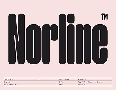 Norline — Font Family