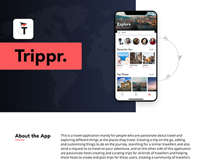 IOS App Presentation for Trippr App