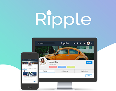 User experience and interface design for Ripple