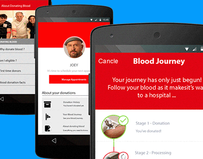 Australian Red Cross, Blood Donor App