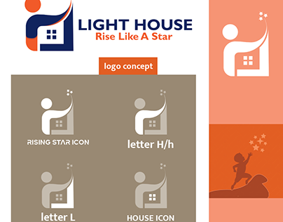Light House ( educational logo )