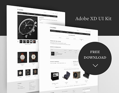 Adobe XD UI Kit - Free Download