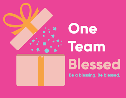 One Team Blessed Logo Designs