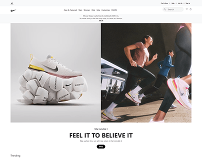 Nike Website Replica