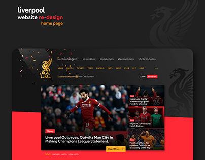 Liverpool website redesign