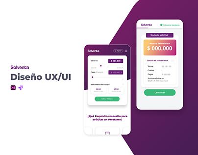 Diseño UX/UI - Solventa Colombia