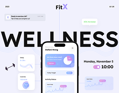FitX | Mobile App | UX/UI Design