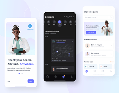 Healthcare Mobile App UX/UI Design