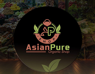 "AP" word Mark letter Organic Logo design
