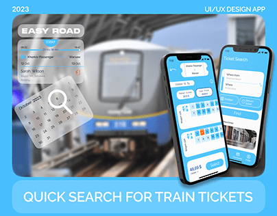 Mobile application to search for train tickets