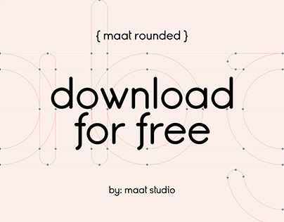 Maat Rounded Font (Free Download)