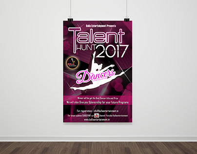 Talent Hunt Wall Poster