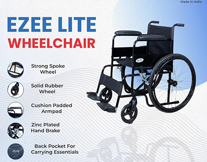 The ‘ EZEE LITE’ manual wheelchair