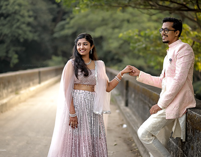 Sruthi & Mahesh Engagement Photography: