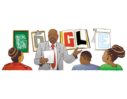 Professor Okoth Okombo's 71st Birthday Google Doodle