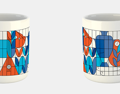 Russia + Netherlands. Mug design