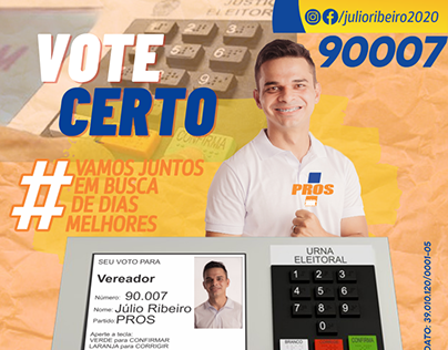 Material Campanha Política - JÚLIO RIBEIRO