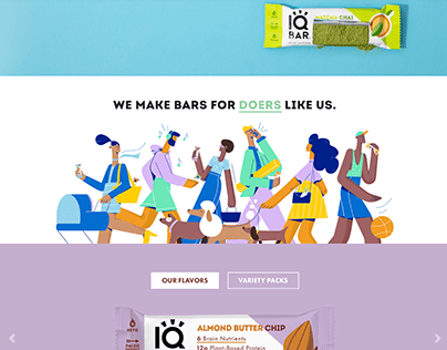 IQBar Website Illustrations & Iconography