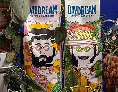 Daydream coffee packaging