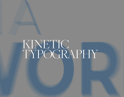 Kinetic Typography — Text Animation