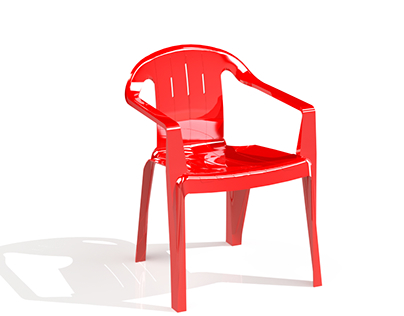 Plastic Chair Model