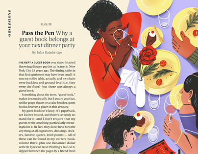 Food & Wine: Obsession Illustration
