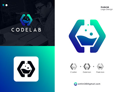 Codelab Logo | Software, Tech, Agency Logo Design