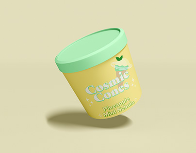 "Cosmic Cones" (Pineapple mint)