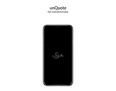 unQuote app on Figma for iOS