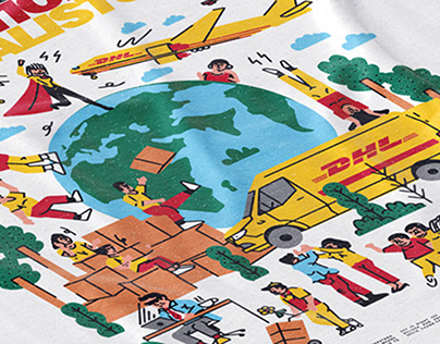 DHL T-shirts & Illustration