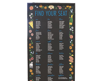 Guest Seating Chart 2