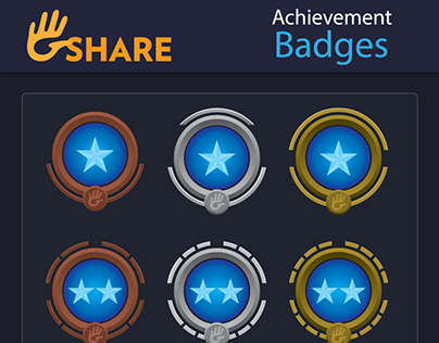 GShare achievement badges
