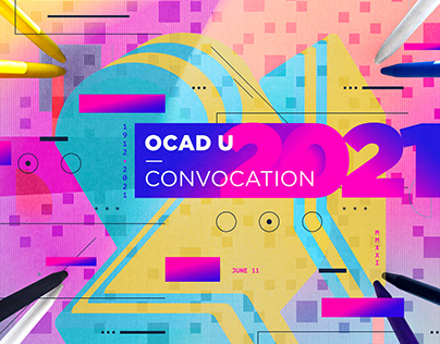 OCAD U - Virtual Convocation Event Graphics