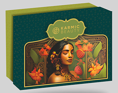 Gift Box Packaging Design (Hair Care Products)