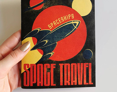Livre objet Space Travel