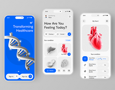Healthcare Technology App | UI/Ux Design