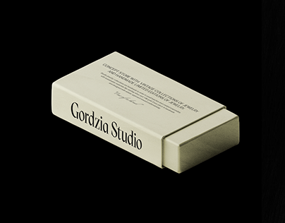 Brand identity. Logo. Jewerly brand "Gordzia Studio"