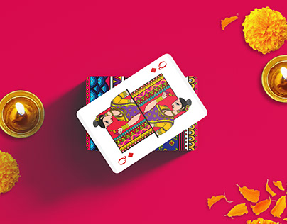 Diwali Playing Cards Gift Box