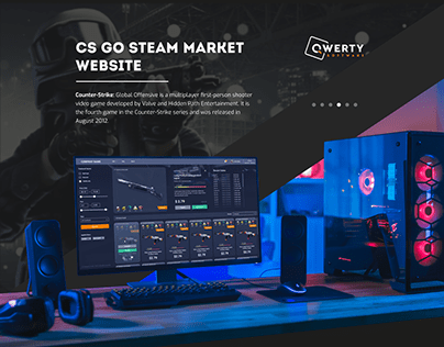 CS GO Steam Market website