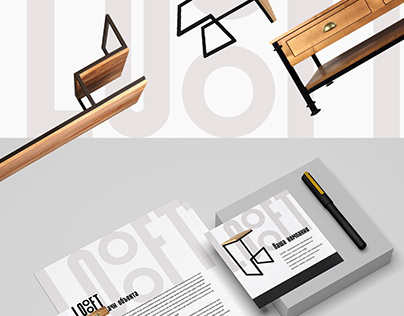 Visual identity of Loooft, the industrial company