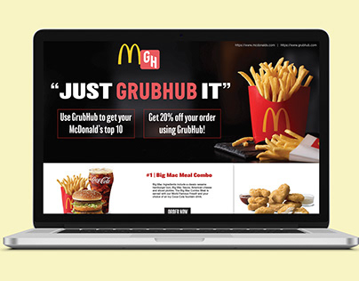 McDonalds Menu Webpage