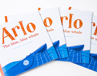 Arlo the blue, blue whale | Children's Book